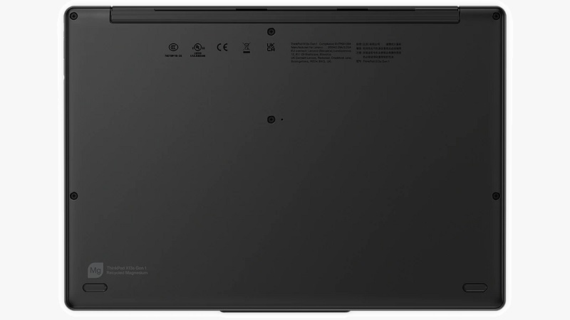Lenovo ThinkPad X13s Gen 1 底面