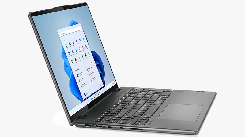 Lenovo Yoga 770i 16型 横から