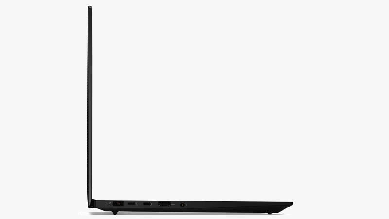 Lenovo ThinkPad X1 Extreme Gen 5　横から