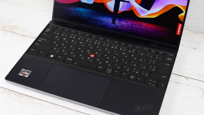 Lenovo ThinkPad Z13 Gen 1（AMD）のキーボード