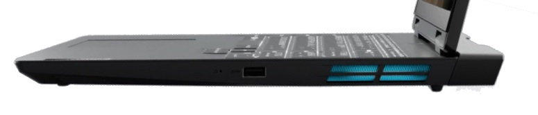 Lenovo IdeaPad Gaming 370i 右側面インターフェイス