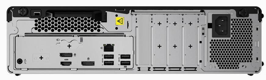 Lenovo ThinkCentre M80s Small Gen 3 背面