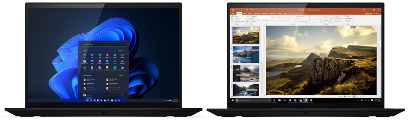 ThinkPad X1 Extreme Gen 5とGen 4の筐体