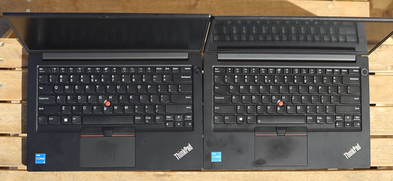 Lenovo ThinkPad E14 Gen 4とGen 2のキーボード