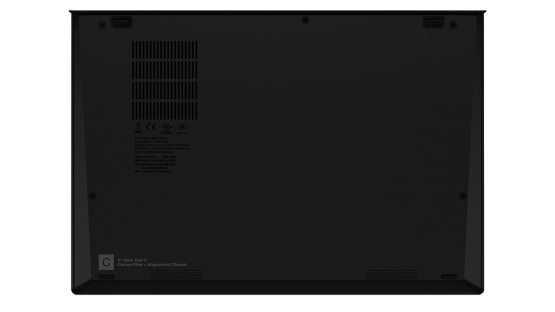 Lenovo ThinkPad X1 Nano Gen 2 底面