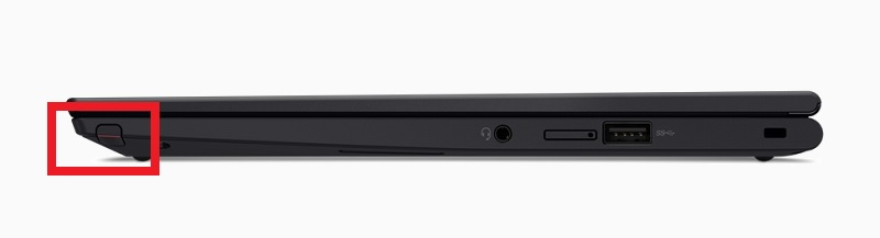 Lenovo ThinkPad X13 Yoga Gen3のペン収納箇所
