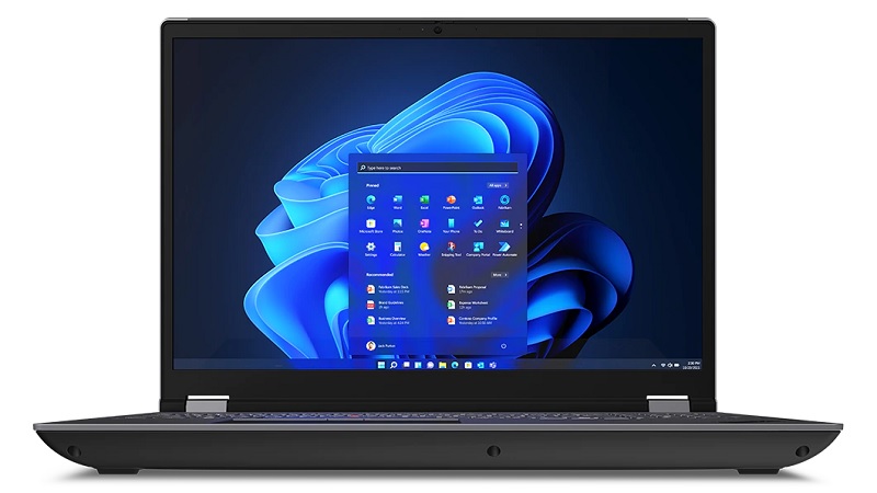 Lenovo ThinkPad P16 Gen 1 正面