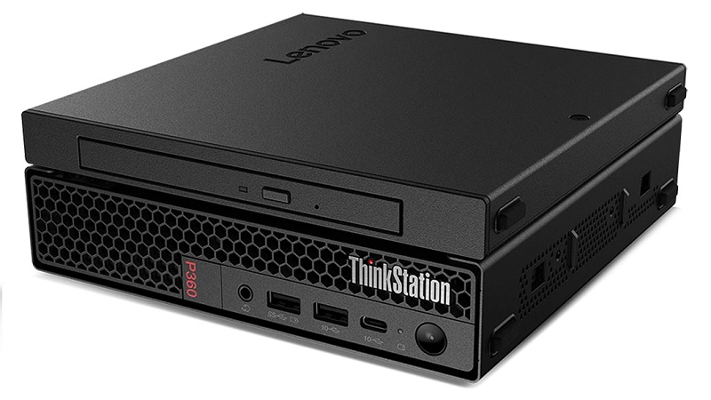 Lenovo ThinkStation P360 Tinyと光学ドライブ