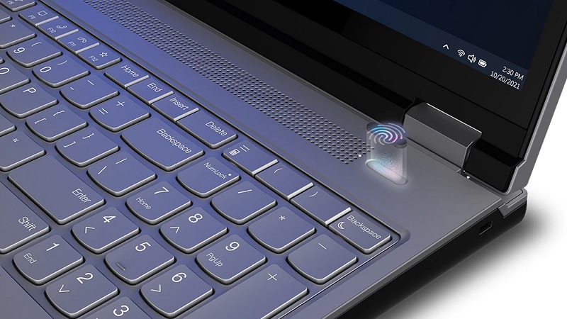 Lenovo ThinkPad P16 Gen 1 電源ボタン