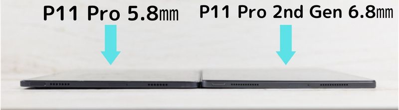 P11 Pro とP11 Pro 2nd Gen ボディの違い