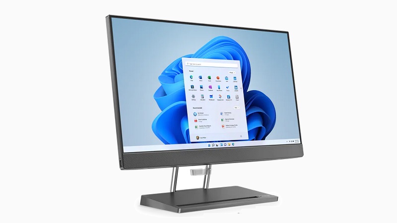 Lenovo IdeaCentre AIO 570i 左斜め前から