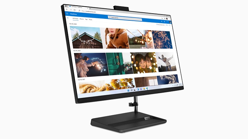 Lenovo IdeaCentre AIO 370i 左斜め前から