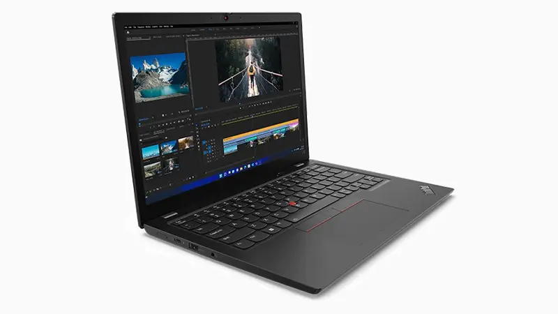 Lenovo ThinkPad L13 Gen 3 AMD 左斜め前から