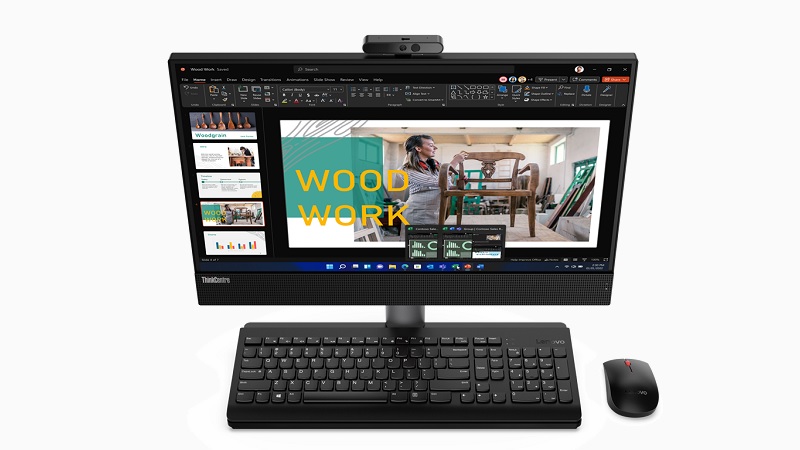Lenovo ThinkCentre M70a All-in-One Gen 3 上から