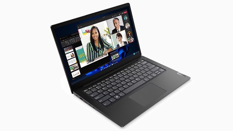 Lenovo V14 Gen 4 AMD 左斜め前から