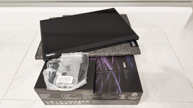 ThinkVision M14d 付属品