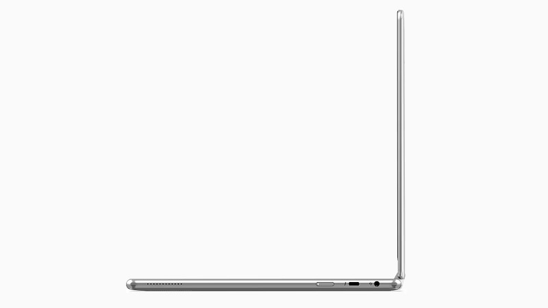 Lenovo Yoga 9i Gen 8 14型 横から