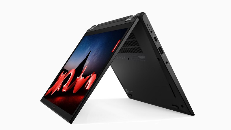 Lenovo ThinkPad L13 Yoga Gen 4 AMD テントモード
