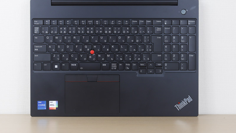 Lenovo ThinkPad E16 Gen 1 Intelのキーボード
