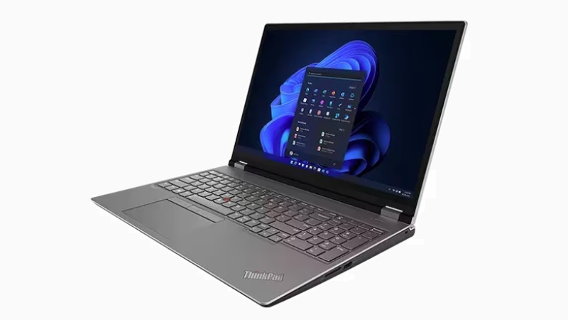 Lenovo ThinkPad P16 Gen 2 インテル 右斜め前から