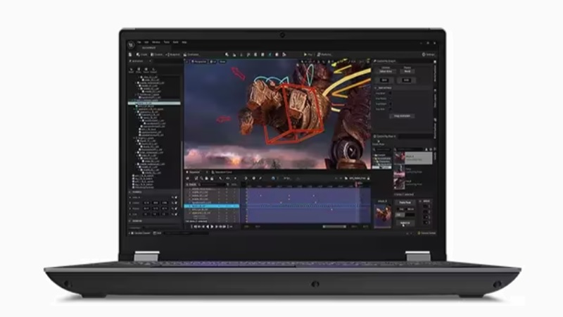 Lenovo ThinkPad P16 Gen 2 インテル 正面