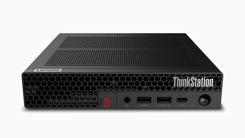 Lenovo ThinkStation P3 Tiny 正面 