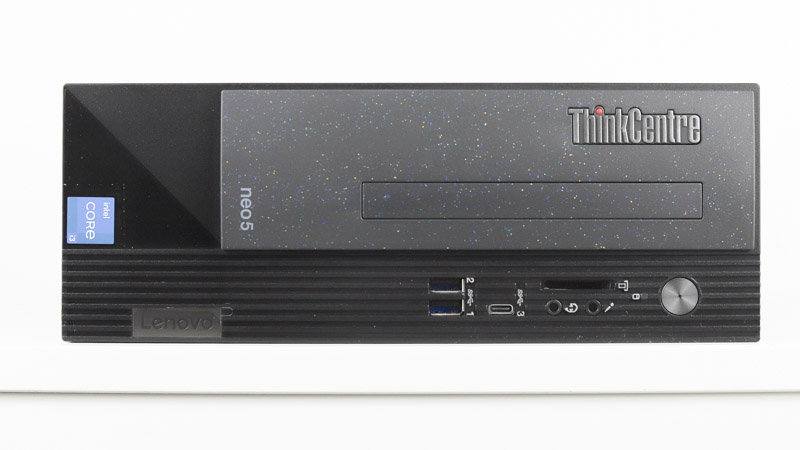 ThinkCentre neo 50s Small Gen 3の正面