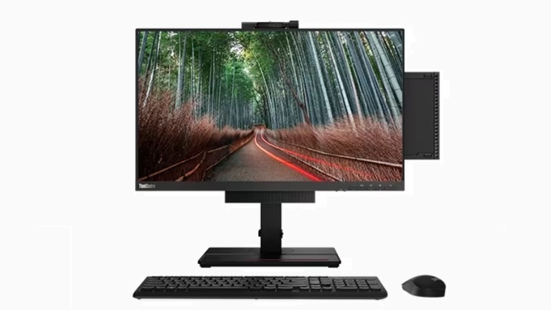 Lenovo ThinkCentre M70q Tiny Gen 4 とTiny in Oneモニター