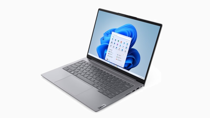 Lenovo ThinkBook 14 Gen 6 (Intel) 右斜め前から