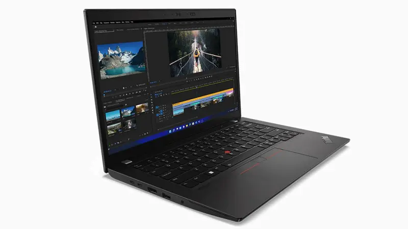 Lenovo ThinkPad L14 Gen 4 Intel 左斜め前から