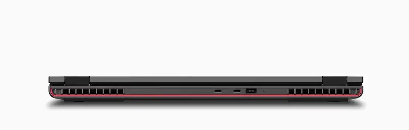 Lenovo ThinkPad P16v Gen 1 AMD 背面インターフェイス