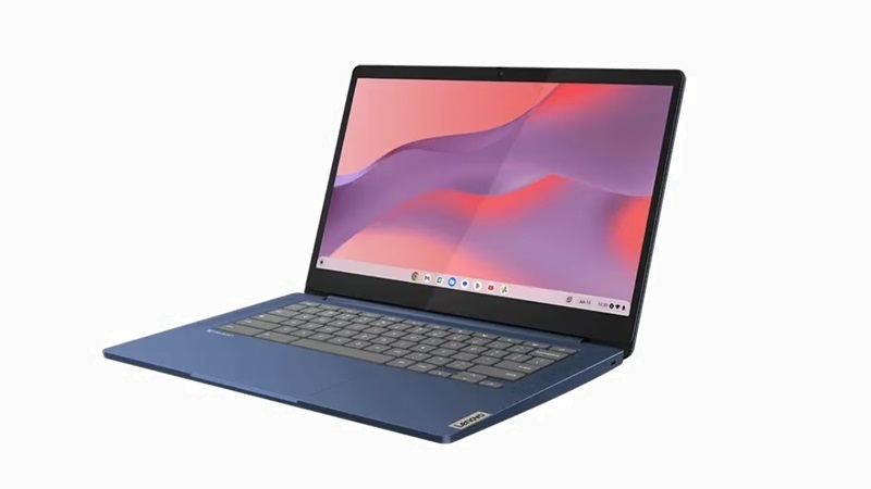 Lenovo IdeaPad Slim 3 Chromebook Gen 8 右斜め前から