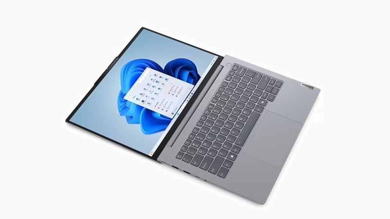 Lenovo ThinkBook 14 Gen 7 180度開いた状態