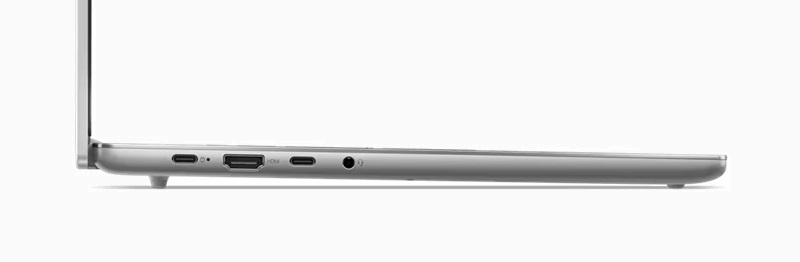 Lenovo IdeaPad Slim 5i Gen 9 15.3型 左側面インターフェイス