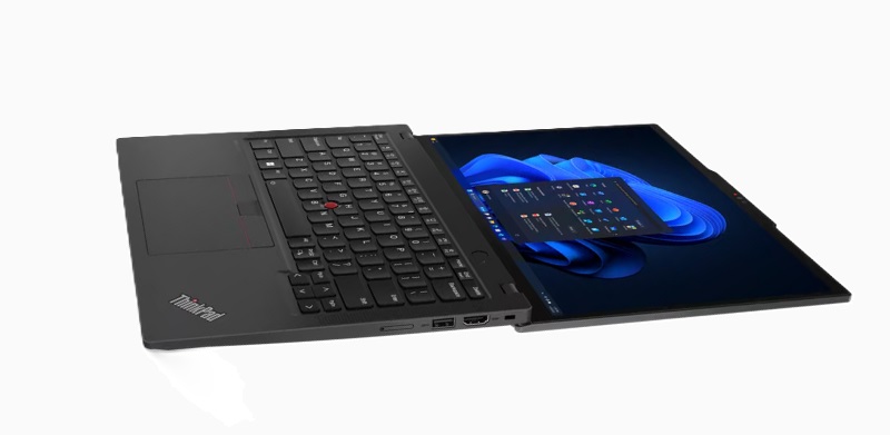 Lenovo ThinkPad X13 Gen 5 ディスプレイを180度開いた状態