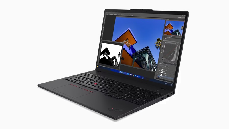 Lenovo ThinkPad T16 Gen 3 Intel 右斜め前から