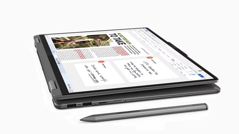 Lenovo Yoga 7i 2-in-1 Gen 9 16型 Intel タブレットモード