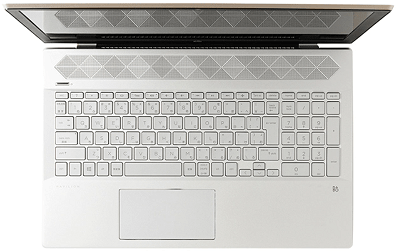 HP Pavilion 15-cu1000の外観・上から