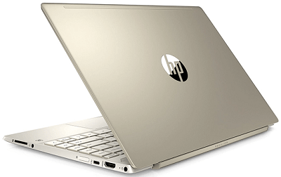 HP Pavilion 13-an1000の外観・モダンゴールドカラー・後ろ