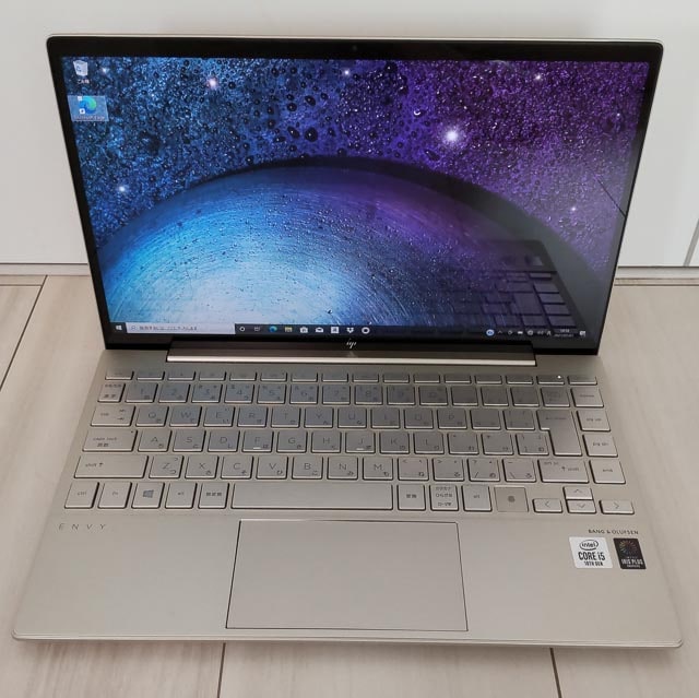 HP Envy 13-ba0000　正面