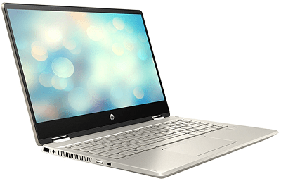 HP Pavilion x360 14-dh0000の外観・左横