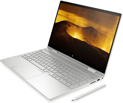 HP Envy x360(インテル)の外観・正面