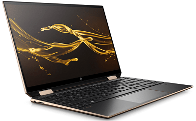 HP spectre x360 13の外観・左から