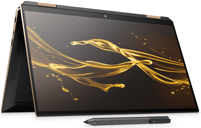 HP spectre x360 13の外観・テントモード