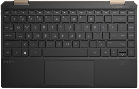 HP spectre x360 13のキーボード