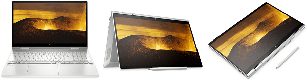 HP Envy x360(インテル)の外観・2 in 1 PC