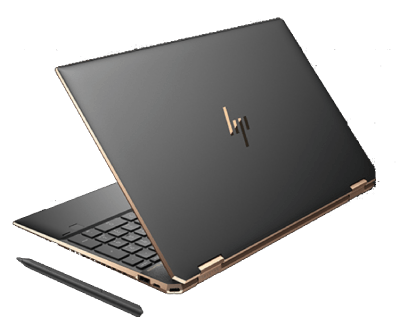 HP Spectre x360 15の外観・後ろから