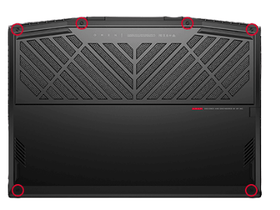 HP OMEN 2S 15の底面