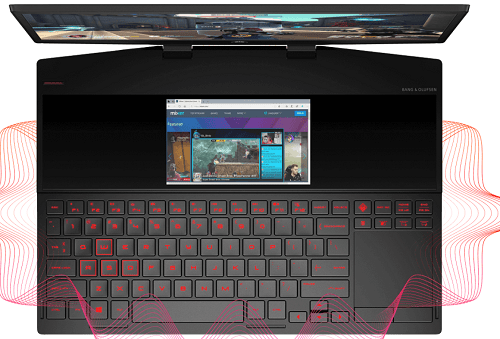 HP OMEN 2S 15のキーボード