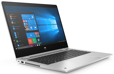 HP ProBook x360 435 G7の外観　左斜め前